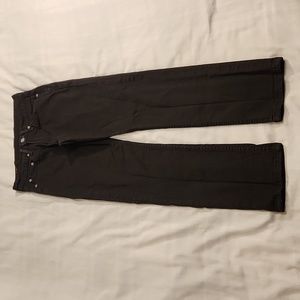 Levi's 514 men's Straight Fit black denim jeans 29x30 red tab BB098